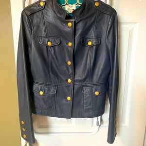 Loft Genuine leather jacket. size small